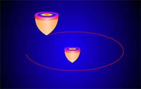 陀螺运动轨迹flash旋转动画